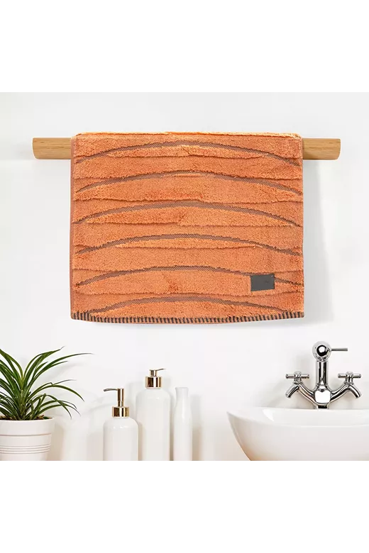 LINO Πετσέτα Χεριών (40x60) Loomline Ροδί