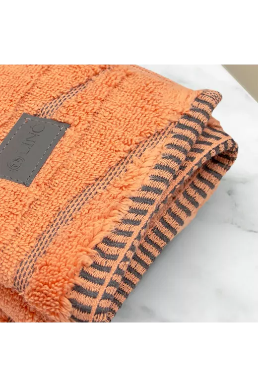 LINO Πετσέτα Χεριών (40x60) Loomline Ροδί