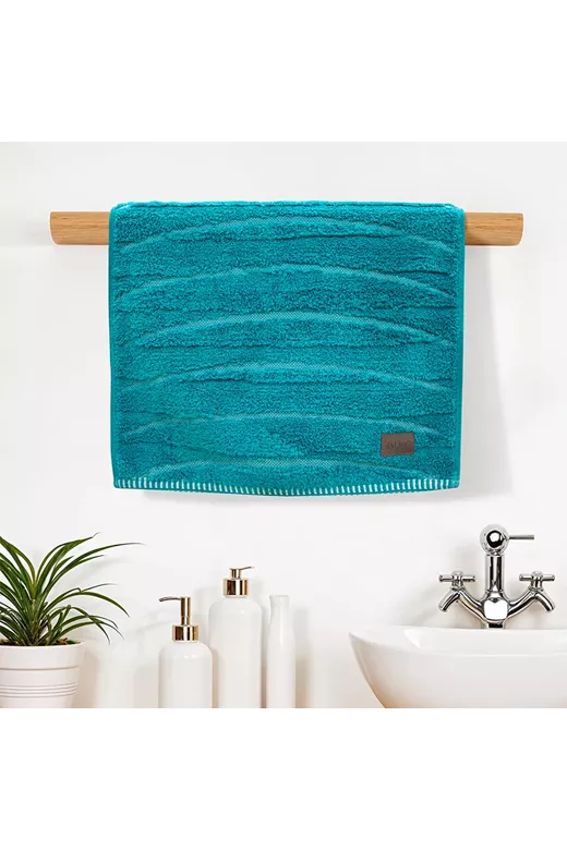 LINO Πετσέτα Χεριών (40x60) Loomline Πετρόλ