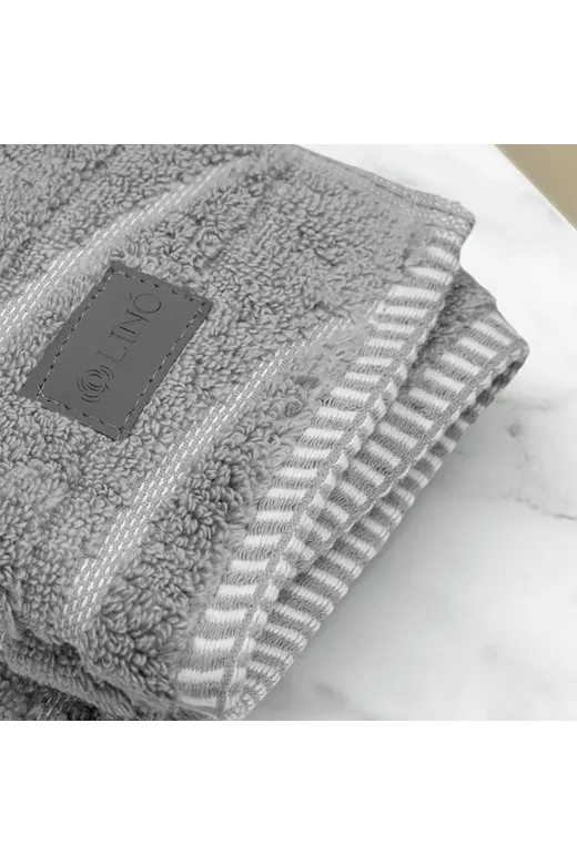 LINO Πετσέτα Χεριών (40x60) Loomline Γκρι