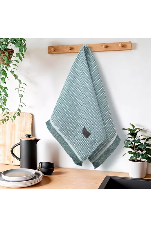 LINO Ποτηρόπανο (40x60) Niksi Πετρόλ