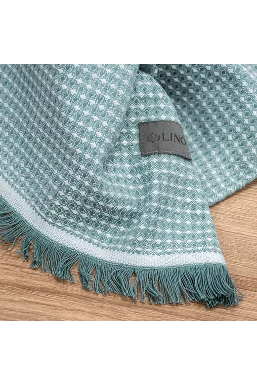 LINO Ποτηρόπανο (40x60) Niksi Πετρόλ