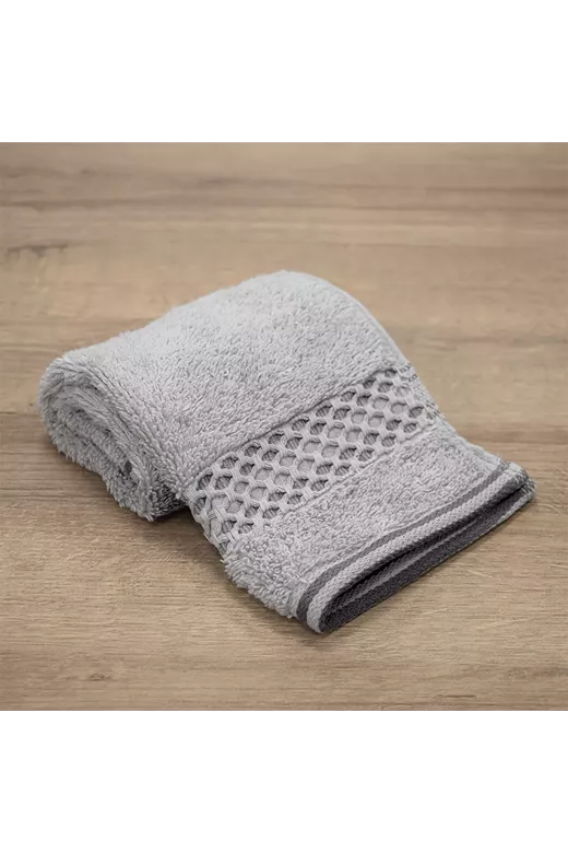 LINO Πετσέτα Χεριών (30x50) Igalo Ασημί