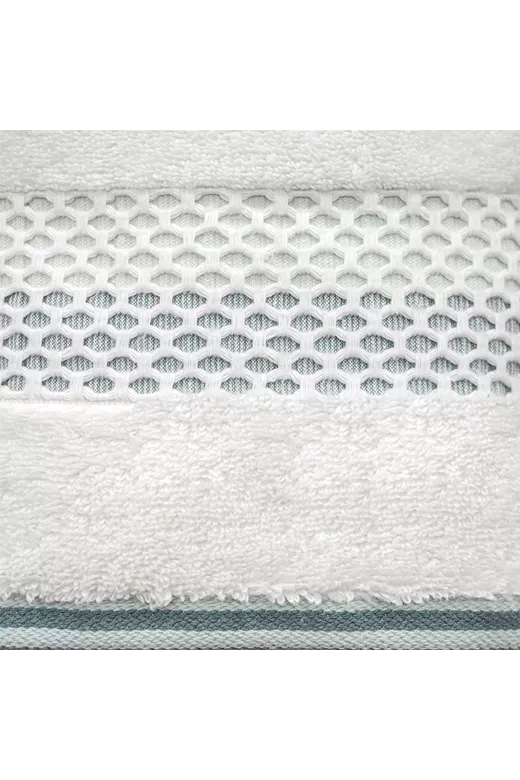 LINO Πετσέτα Χεριών (30x50) Igalo Λευκό/Μέντα