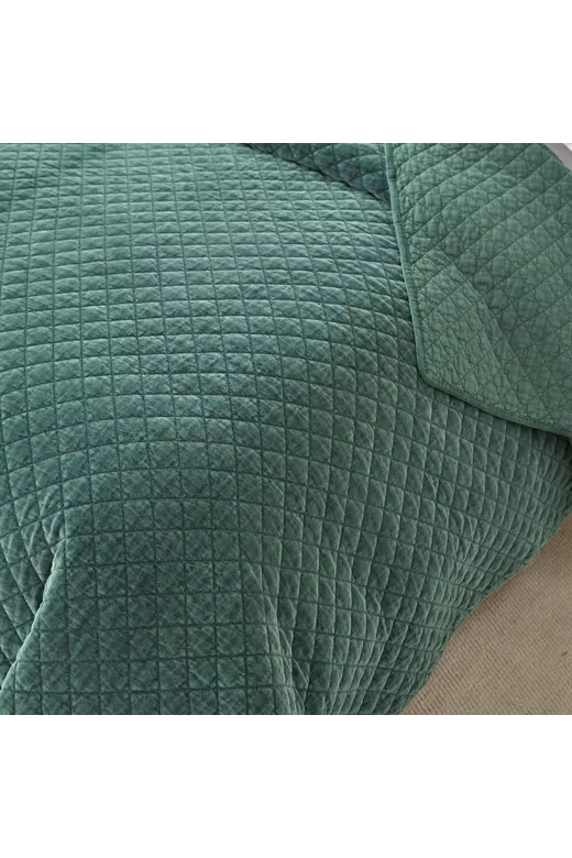 Σετ κουβερλί velvet Green