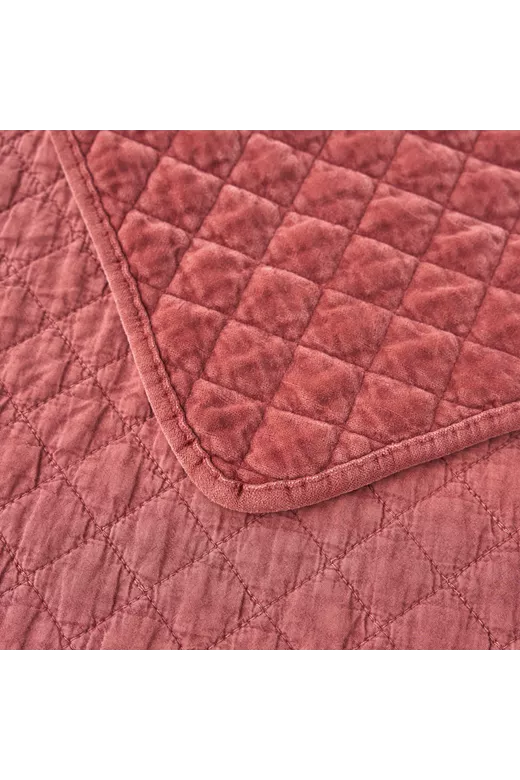 Σετ κουβερλί velvet Brick Red