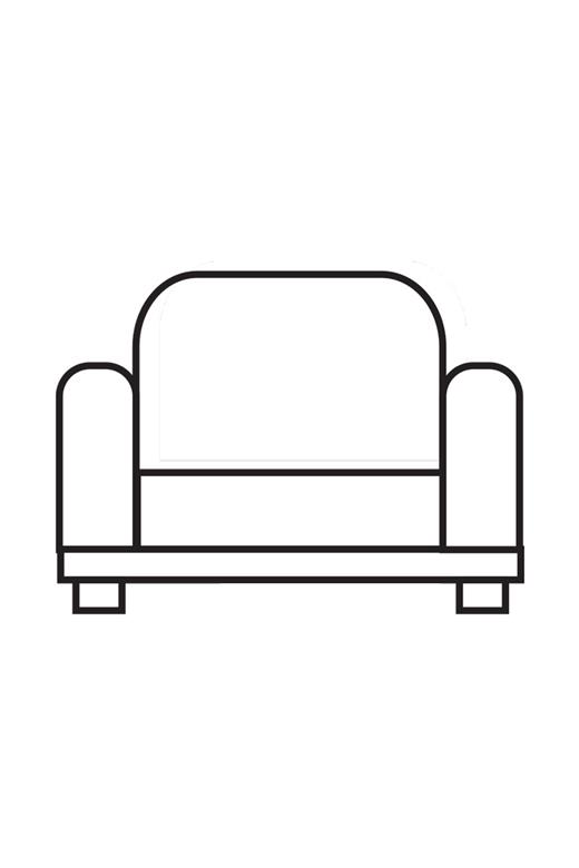 Ελαστικό Κάλυμμα Πολυθρόνας Akari Καφέ - MCDECOR