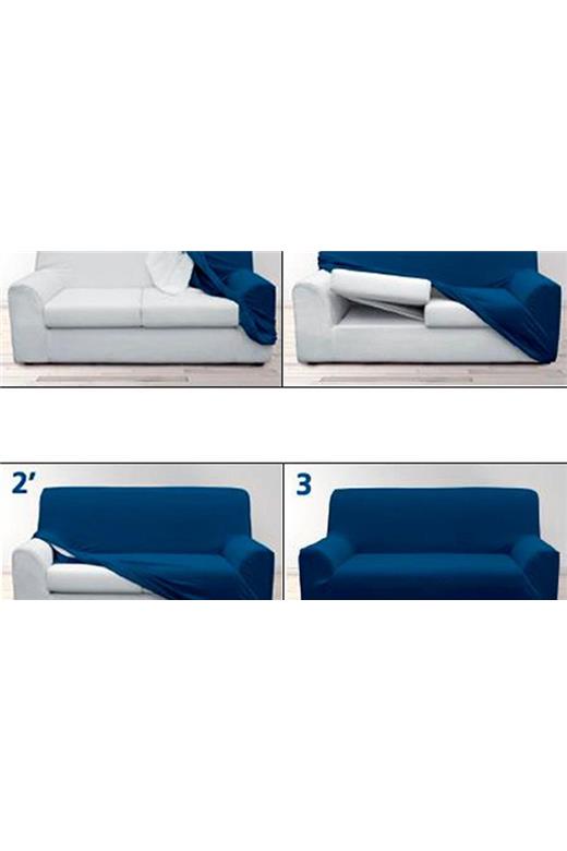 Ελαστικό Κάλυμμα Πολυθρόνας Akari Καφέ - MCDECOR