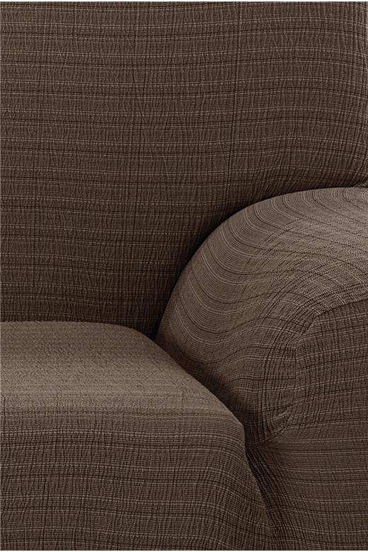 Ελαστικό Κάλυμμα Πολυθρόνας Akari Καφέ - MCDECOR