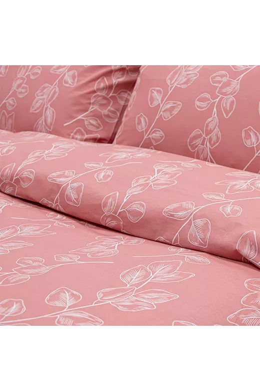 LINO Σετ Παπλωματοθήκη Υπέρδιπλη (225x245) Dejar Ροζ