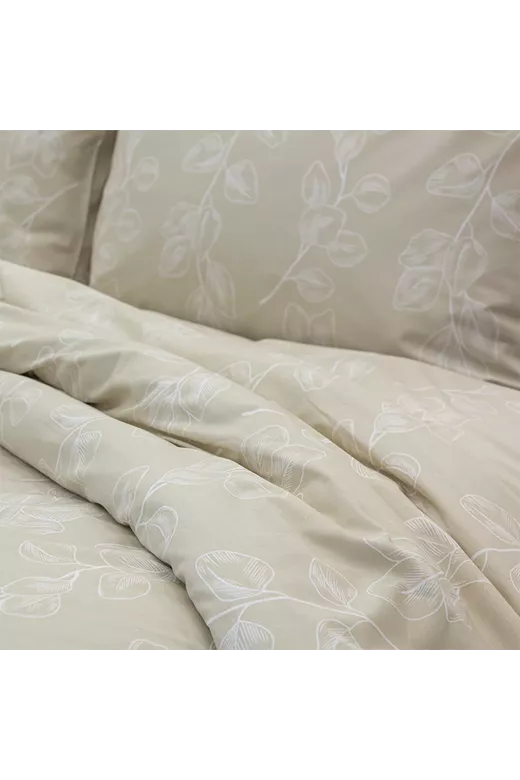 LINO Σετ Παπλωματοθήκη Υπέρδιπλη (225x245) Dejar Μπεζ