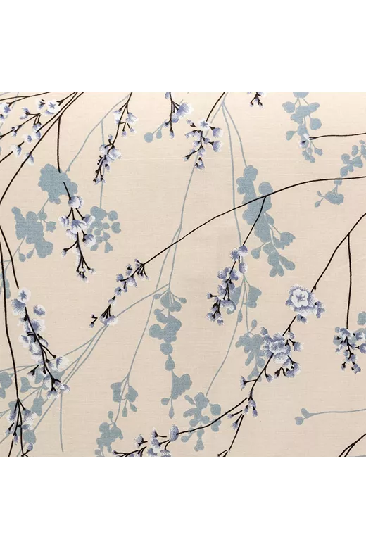 LINO Σετ Σεντόνια Με Λάστιχο (105x200+32) Amandes Μπλε