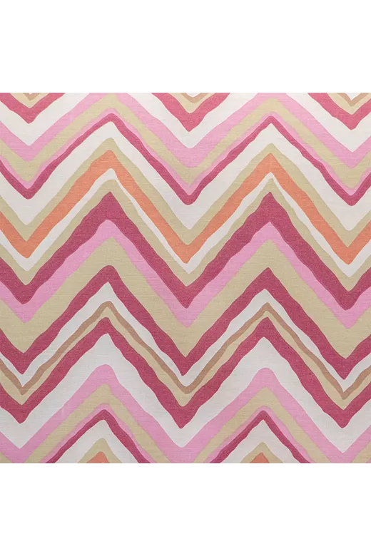 LINO Σετ Σεντόνια Με Λάστιχο (105x200+32) Flots Ροζ