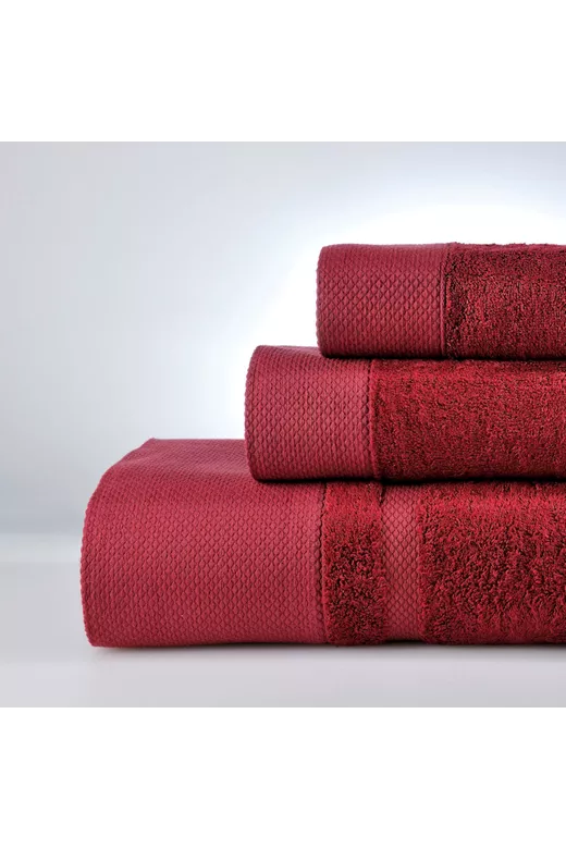 Σετ πετσέτες 600gsm New Rosa Burgundy