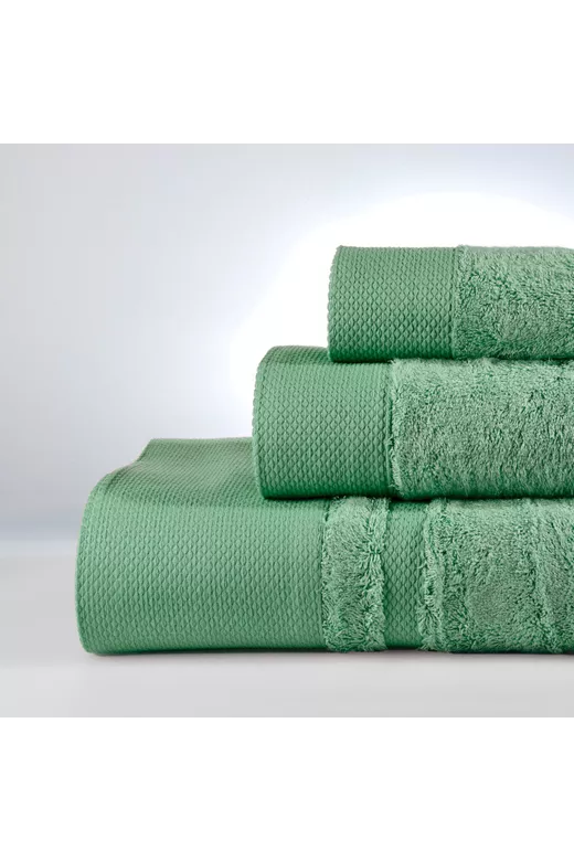 Σετ πετσέτες 600gsm New Rosa Green
