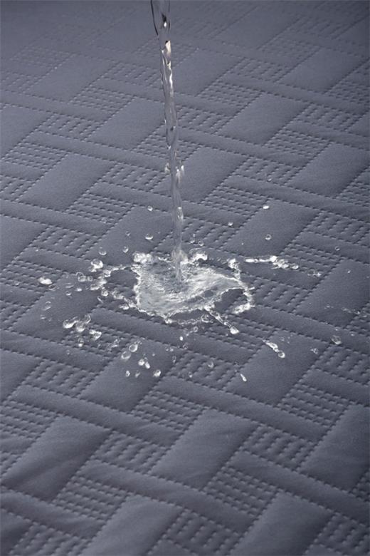 Αδιάβροχο Κάλυμμα Δίχρωμο Μεγάλου Τετραθέσιου Καναπέ Sumba Γκρί Ανοιχτό Γκρί - MCDECOR