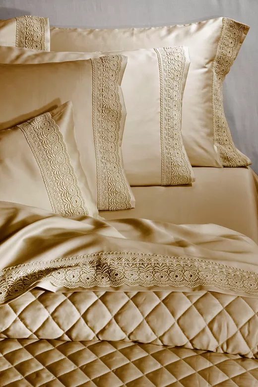 Σετ σεντόνια με δαντέλα Sand (250/3)