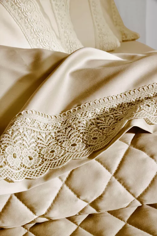 Σετ σεντόνια με δαντέλα Sand (250/3)