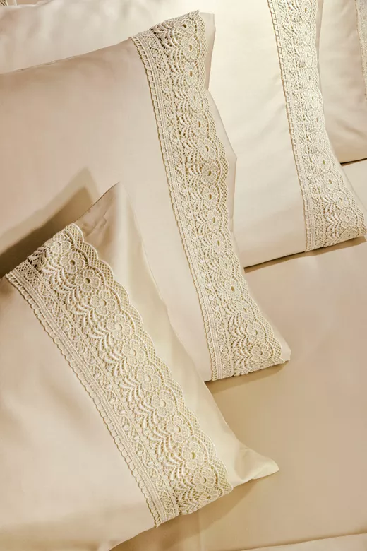 Σετ σεντόνια με δαντέλα Ecru (250/2)