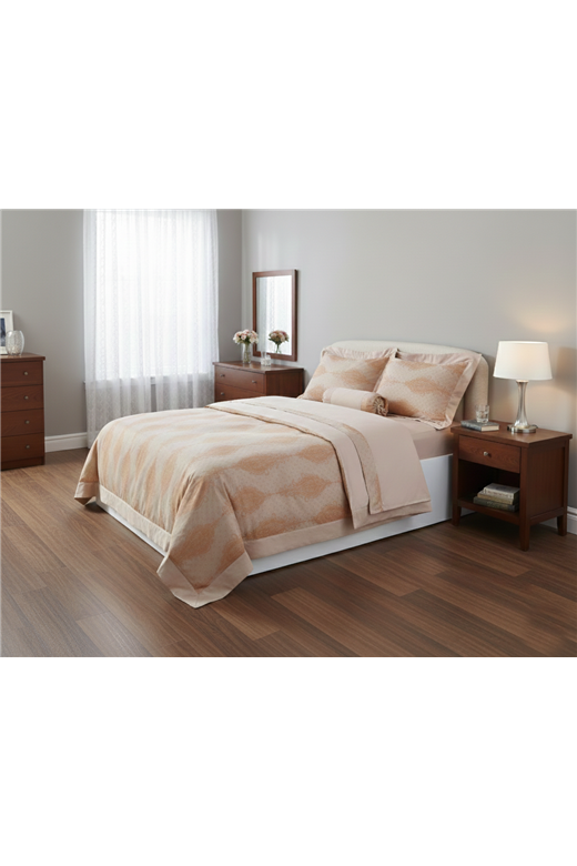 Σετ 6 τεμαχίων υπέρδιπλα σεντόνια ζακάρ (230cm x 250cm) HS010