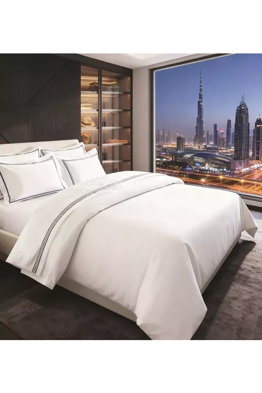 ASPEN1 D.GREY EMBROIDERY ΣΕΤ ΣΕΝΤΟΝΙΑ KING 270Χ290CM 2*50X70CM 100% COT/SATIN 400TC