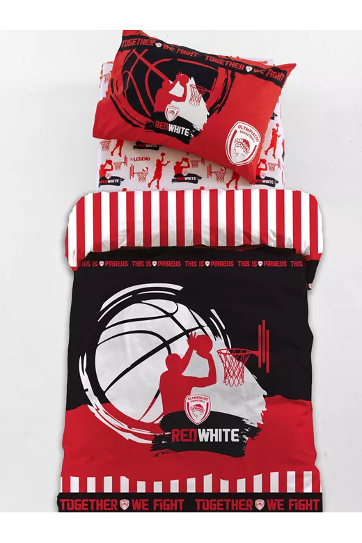 Ζεύγος Μαξιλαροθήκες Olympiacos B.C. 52x72 BC9