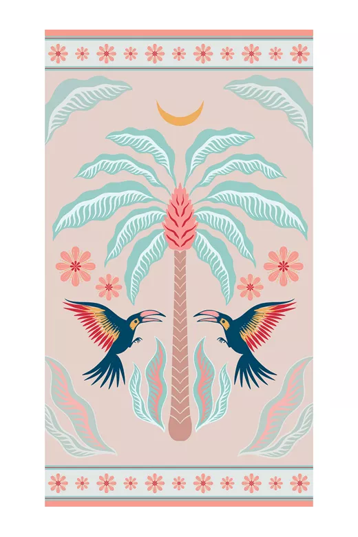 Πετσέτα Θαλάσσης διπλής όψης Beach Collection 90x160 EM40