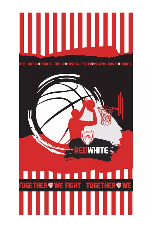 Πετσέτα Θαλάσσης Beach Collection 90x160 NM OLYMPIACOS/2