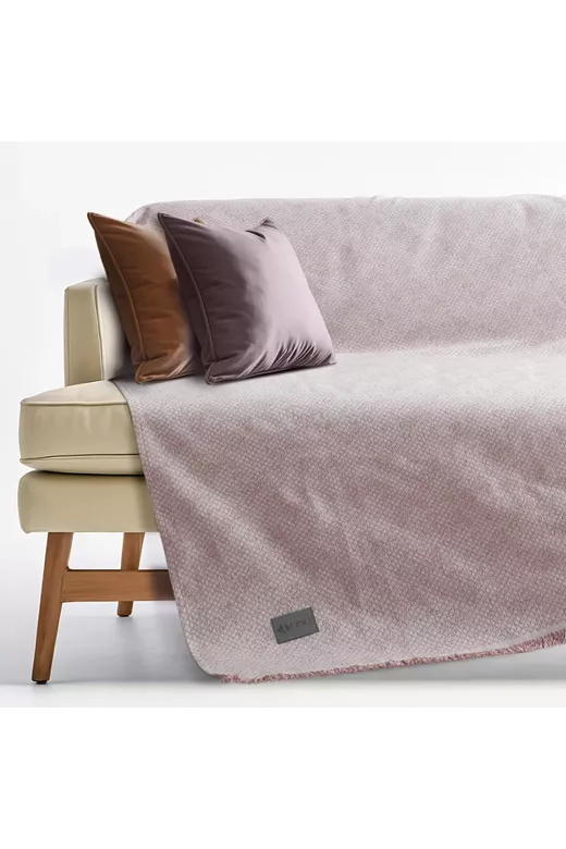 LINO Ριχτάρι Καναπέ Διθέσιο (180x250) Serpente Ροζ