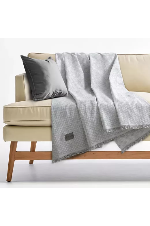 LINO Ριχτάρι Καναπέ Διθέσιο (180x250) Serpente Γκρι