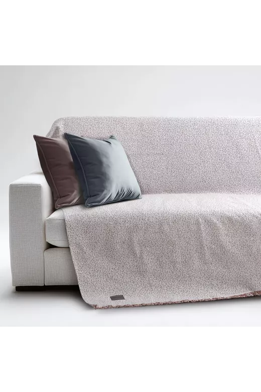 LINO Ριχτάρι Πολυθρόνας (180x180) Avorio Κεραμιδί