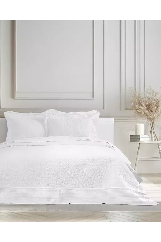 Σετ Κουβερλί Calla - White