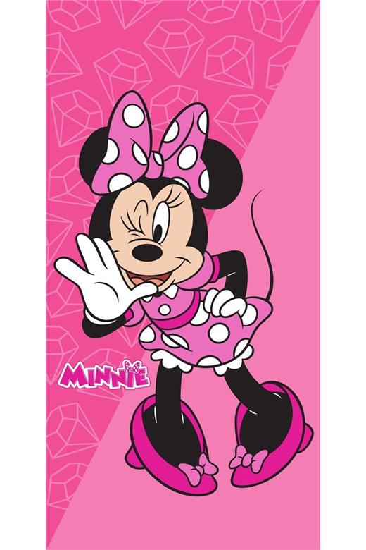 Πετσέτα Θαλάσσης Quick Dry Disney Home Minnie 269 70X140 Fuchsia-Pink 100% Microfiber