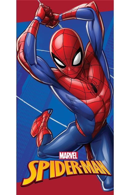 Πετσέτα Θαλάσσης Quick Dry Marvel Spider-Man 184 70X140 Blue 100% Microfiber