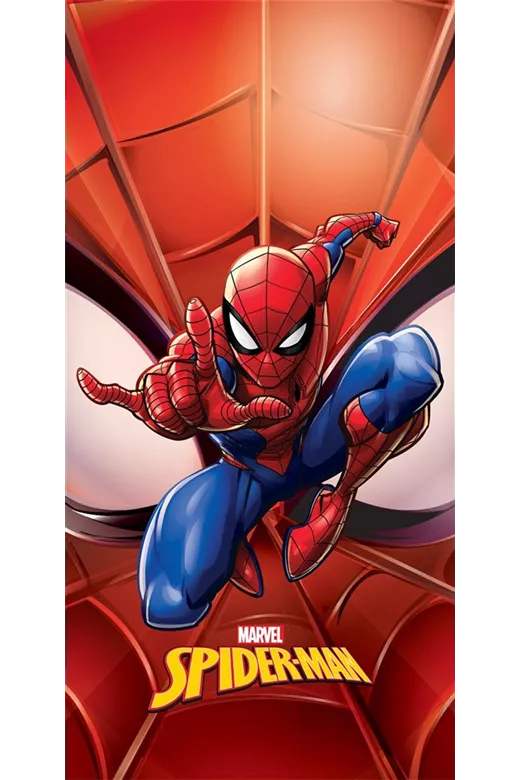 Πετσέτα Θαλάσσης Quick Dry Marvel Spider-Man 669 70X140 Red 100% Microfiber