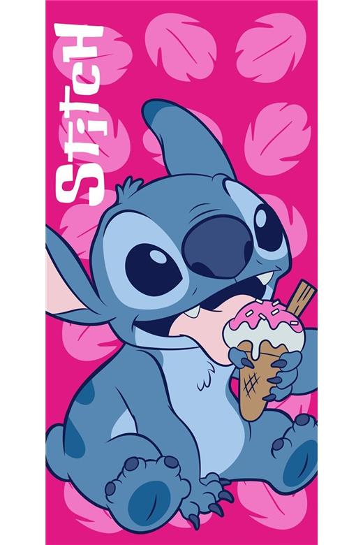 Πετσέτα Θαλάσσης Quick Dry Disney Home Lilo & Stitch 118 70X140 Fuchsia 100% Microfiber