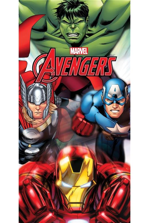 Πετσέτα Θαλάσσης Quick Dry Marvel Avengers 185 70X140 White 100% Microfiber