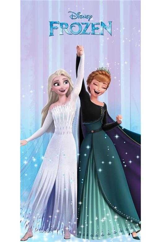 Πετσέτα Θαλάσσης Quick Dry Disney Home Frozen 183 70X140 Lilac-Ice Blue 100% Microfiber