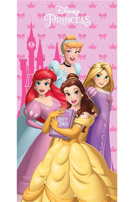 Πετσέτα Θαλάσσης Quick Dry Disney Home Princess 191 70X140 Baby Pink 100% Microfiber