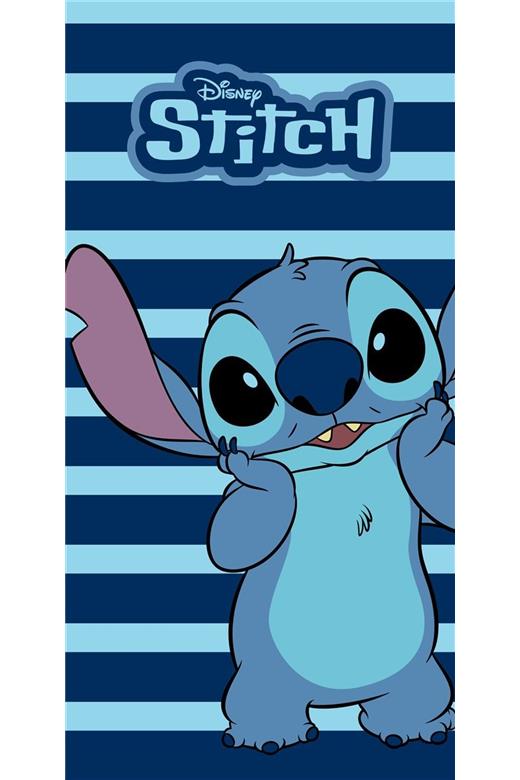 Πετσέτα Θαλάσσης Quick Dry Disney Home Lilo & Stitch 187 70X140 Dark Blue 100% Microfiber