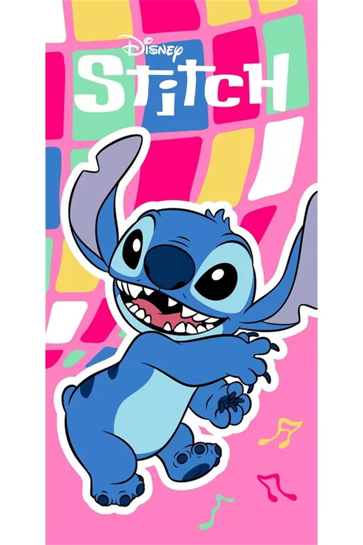 Πετσέτα Θαλάσσης Quick Dry Disney Home Lilo & Stitch 188 70X140 Pink 100% Microfiber