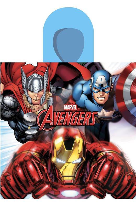 Πόντσο Θαλάσσης Quick Dry Marvel Avengers 198 50X100 White-Multi 100% Microfiber