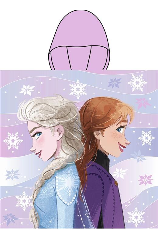 Πόντσο Θαλάσσης Quick Dry Disney Home Frozen 199 50X100 Lilac 100% Microfiber
