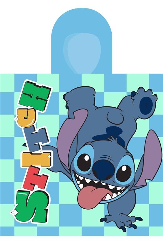 Πόντσο Θαλάσσης Quick Dry Disney Home Lilo & Stitch 196 50X100 Aqua-Sky Blue 100% Microfiber