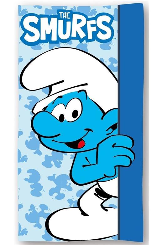 Πετσέτα Θαλάσσης Quick Dry Peyo Smurfs 026 70X140 Sky Blue 100% Microfiber