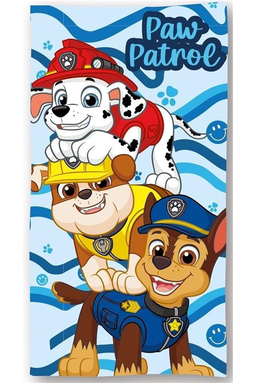 Πετσέτα Θαλάσσης Quick Dry Nickelodeon Paw Patrol 018 70X140 Sky Blue 100% Microfiber