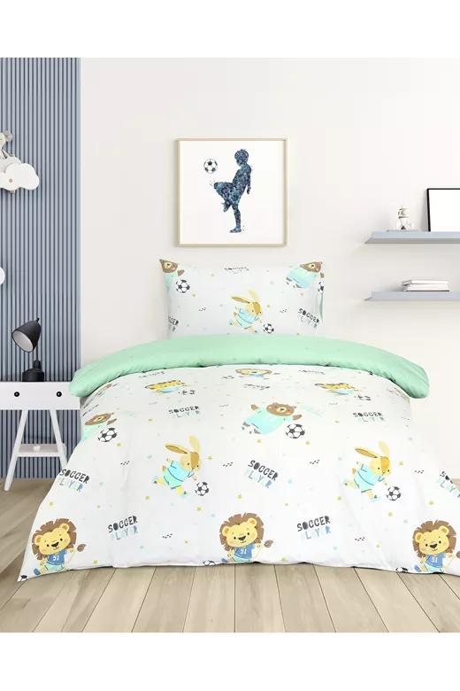 Σετ σεντόνια βαμβακερά 144TC Soccer