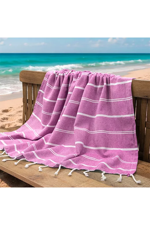 LINO Pestemal Παρεό Veliu 90x180 Λιλά