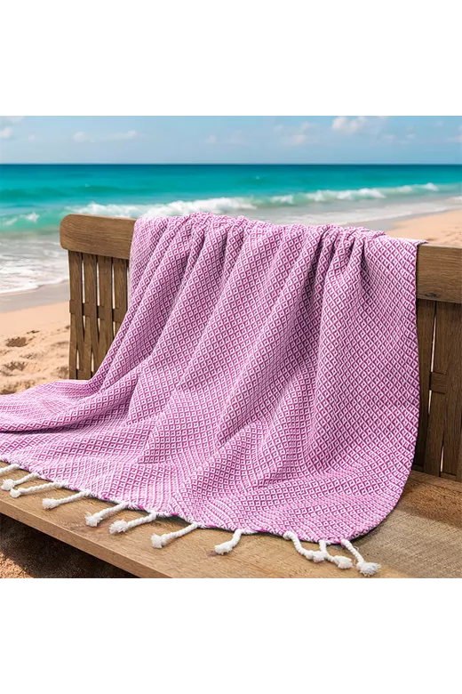 LINO Pestemal Παρεό Aureva 90x180 Λιλά