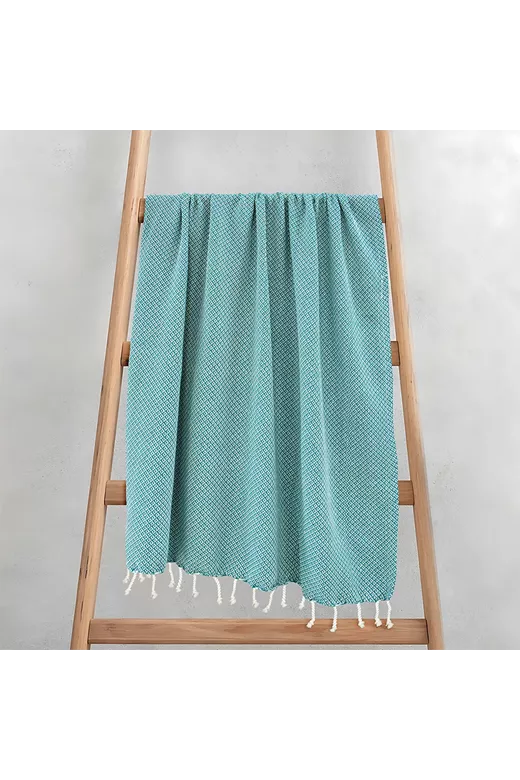 LINO Pestemal Παρεό Aureva 90x180 Πετρόλ